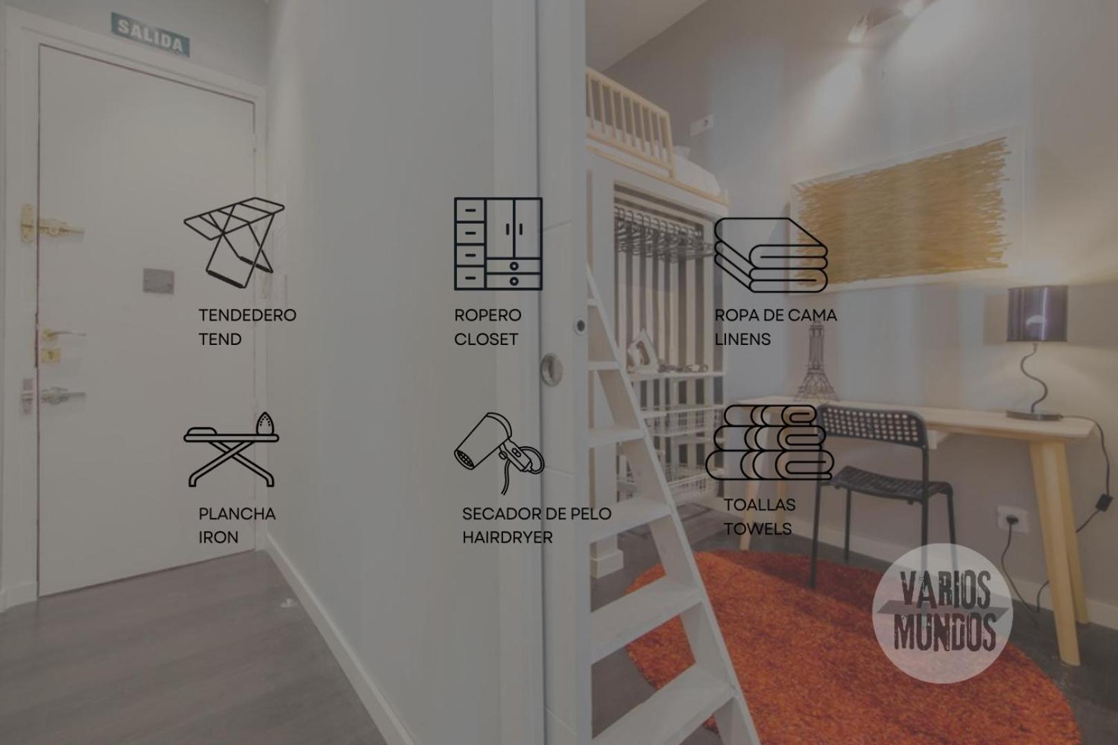 Great Apt Para 6Pax In The Heart Of Madrid Center 外观 照片