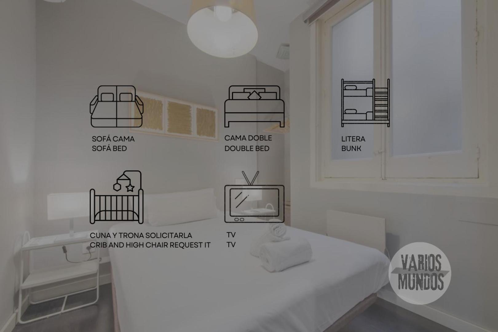 Great Apt Para 6Pax In The Heart Of Madrid Center 外观 照片